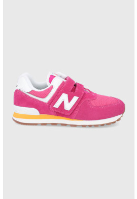 New Balance Детски кожени обувки PV574HP2 - Pepit.bg