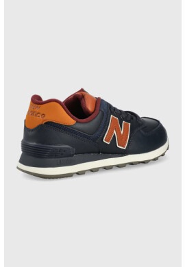 New Balance Кожени маратонки Ml574omc в тъмносиньо - Pepit.bg