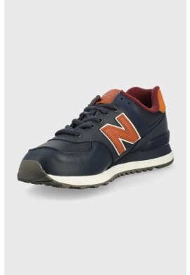 New Balance Кожени маратонки Ml574omc в тъмносиньо - Pepit.bg
