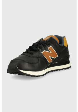 New Balance Кожени маратонки Ml574omd в черно - Pepit.bg