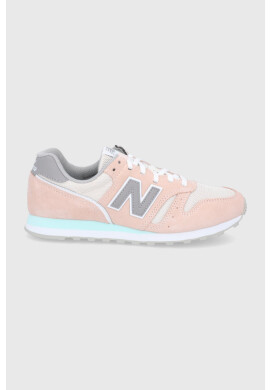 New Balance Кожени обувки WL373CP2 в прозрачен цвят с равна подметка - Pepit.bg