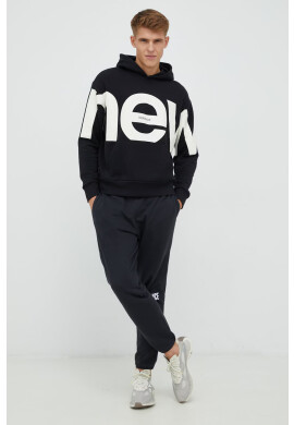 New Balance Памучен суичър в розово с изчистен дизайн - Pepit.bg