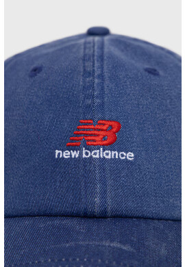 New Balance Памучна шапка LAH01003VBE с апликация - Pepit.bg