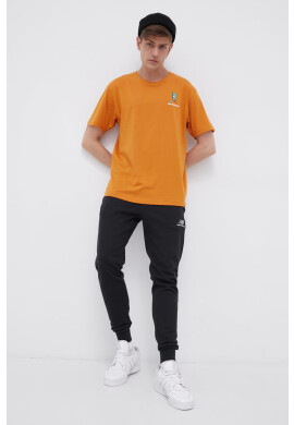 New Balance Памучна тениска в розово - Pepit.bg