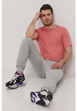 New Balance Панталон MP03904AG мъжки в сиво с изчистен дизайн - Pepit.bg