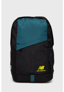 New Balance Раница LAB11113BK мъжка в черно голям размер с изчистен дизайн - Pepit.bg