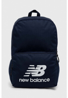 New Balance Раница в тъмносиньо голям размер с принт - Pepit.bg