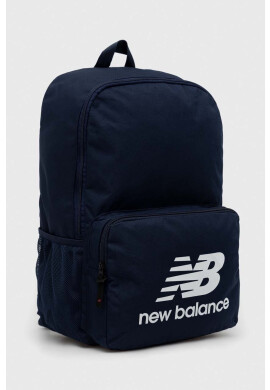 New Balance Раница в тъмносиньо голям размер с принт - Pepit.bg
