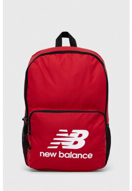 New Balance Раница BG93040GSCW в червено голям размер с изчистен дизайн - Pepit.bg