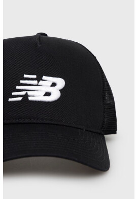 New Balance Шапка LAH01001BK в черно с апликация - Pepit.bg