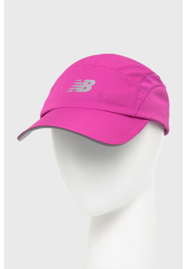 New Balance Шапка с козирка LAH91003MPO в розово с принт - Pepit.bg
