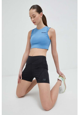 New Balance Спортен сутиен Shape Shield в синьо с изчистен дизайн - Pepit.bg