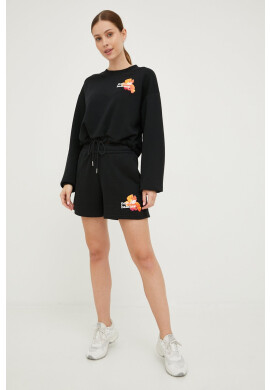 New Balance Суичър в черно с принт - Pepit.bg