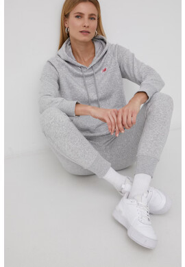 New Balance Суичър в бежово с изчистен дизайн - Pepit.bg
