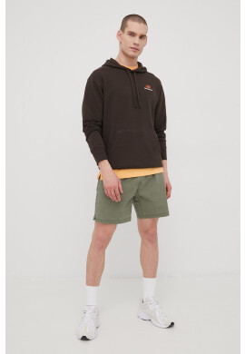 New Balance Суичър UT21500RHE в кафяво с апликация - Pepit.bg