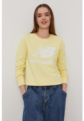 New Balance Суичър в черно с качулка с принт - Pepit.bg