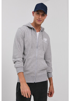 New Balance Суичър в бежово с принт - Pepit.bg