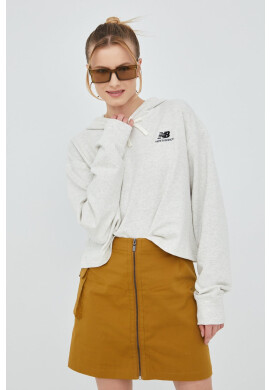 New Balance Суичър UT21502SAH в сиво с изчистен дизайн - Pepit.bg