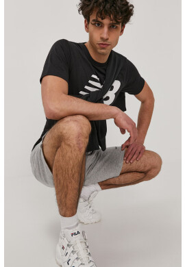 New Balance Тениска MT03919BK мъжка в черно с принт - Pepit.bg