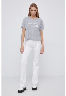 New Balance Тениска WT03805AG дамска в сиво - Pepit.bg