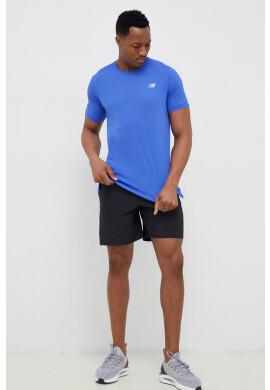 New Balance Тениска за бягане Accelerate в синьо с изчистен дизайн - Pepit.bg
