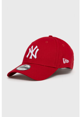 New Era Шапка в червено с апликация - Pepit.bg