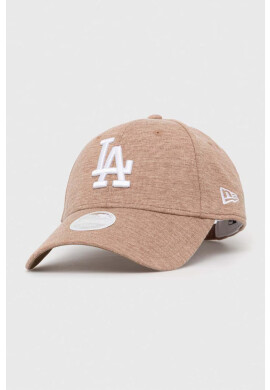 New Era Шапка с козирка в кафяво с апликация LOS ANGELES DODGERS - Pepit.bg