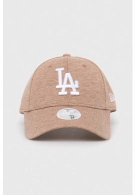New Era Шапка с козирка в кафяво с апликация LOS ANGELES DODGERS - Pepit.bg