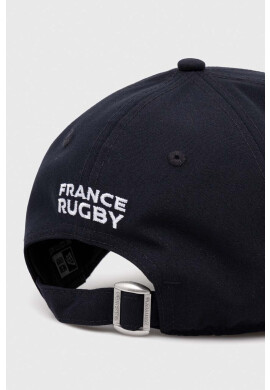 New Era Шапка с козирка в тъмносиньо с апликация FRENCH FEDERATION OF RUGBY - Pepit.bg