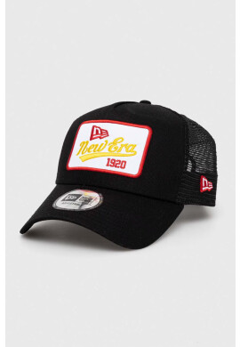 New Era Шапка с козирка в черно с апликация - Pepit.bg