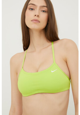 Nike Бански от две части Essential в зелено с леко подплатена чашка - Pepit.bg