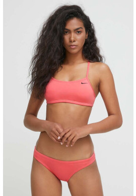 Nike Бански от две части Essential в розово с леко подплатени чашки - Pepit.bg