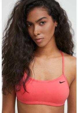 Nike Бански от две части Essential в розово с леко подплатени чашки - Pepit.bg