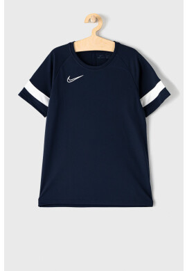 Nike Kids Детска тениска в тъмносиньо с изчистен дизайн - Pepit.bg
