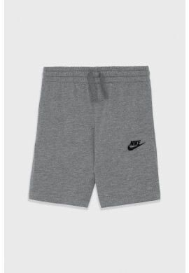 Nike Kids Детски къс панталон в меланж на сиво с регулируема талия - Pepit.bg