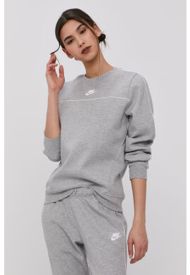 Nike Sportswear Суичър дамски в сиво с изчистен дизайн - Pepit.bg