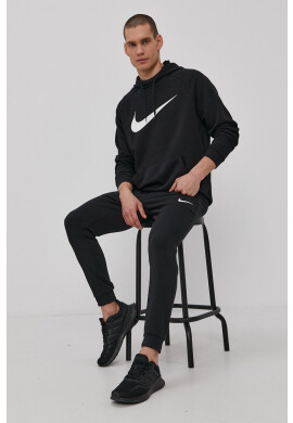 Nike Суичър мъжки в черно с принт - Pepit.bg