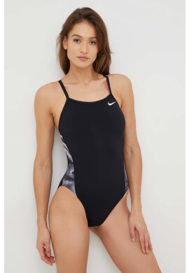 Nike Цял бански в черно с меки чашки - Pepit.bg