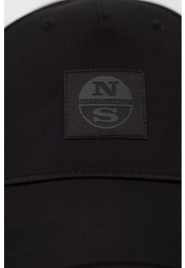 North Sails Шапка с козирка в черно с апликация - Pepit.bg