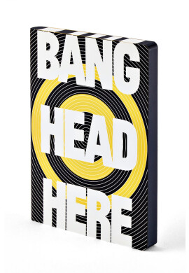 Nuuna Тефтер BANG HEAD HERE - Pepit.bg