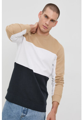 Only & Sons Памучен суичър мъжки в жълто с изчистен дизайн - Pepit.bg