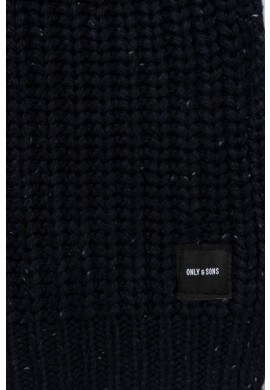 Only & Sons Шал мъжки в тъмносиньо меланж на - Pepit.bg