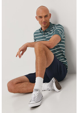 Only & Sons Тениска с яка в бяло с изчистен дизайн - Pepit.bg