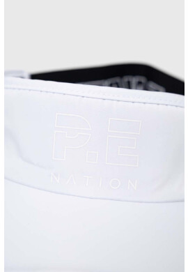 P.E Nation Козирка в бяло с изчистен дизайн - Pepit.bg