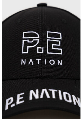 P.E Nation Шапка с козирка в черно с апликация - Pepit.bg