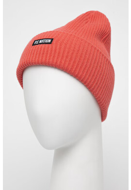 P.E Nation Вълнена шапка в розово от плътен трикотаж от вълна - Pepit.bg