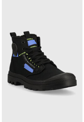 Palladium Високи кецове METROPOLITAN PAMPA в черно 77220.005.M - Pepit.bg