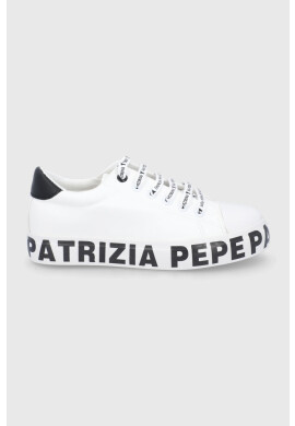 Patrizia Pepe Детски ниски кецове в бяло - Pepit.bg