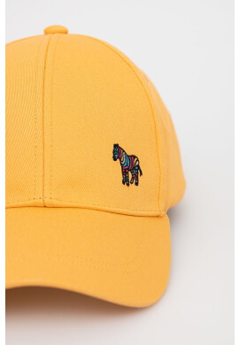 Paul Smith Памучна шапка в розово с изчистен дизайн - Pepit.bg