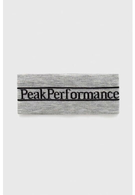 Peak Performance Лента за глава Pow в сиво - Pepit.bg